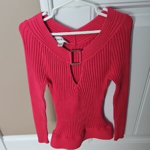 Bebe Vibrant Hot Pink Top - Like New